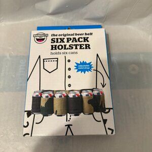 Six Pack Holster Beer Belt Camo Adjustable Waist